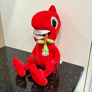 Liverpool FC Official Mighty Red Soft Toy Liverbird LFC Gift EUC 18”